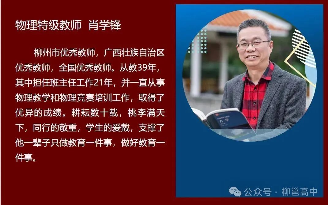 物理特級(jí)教師:肖學(xué)鋒